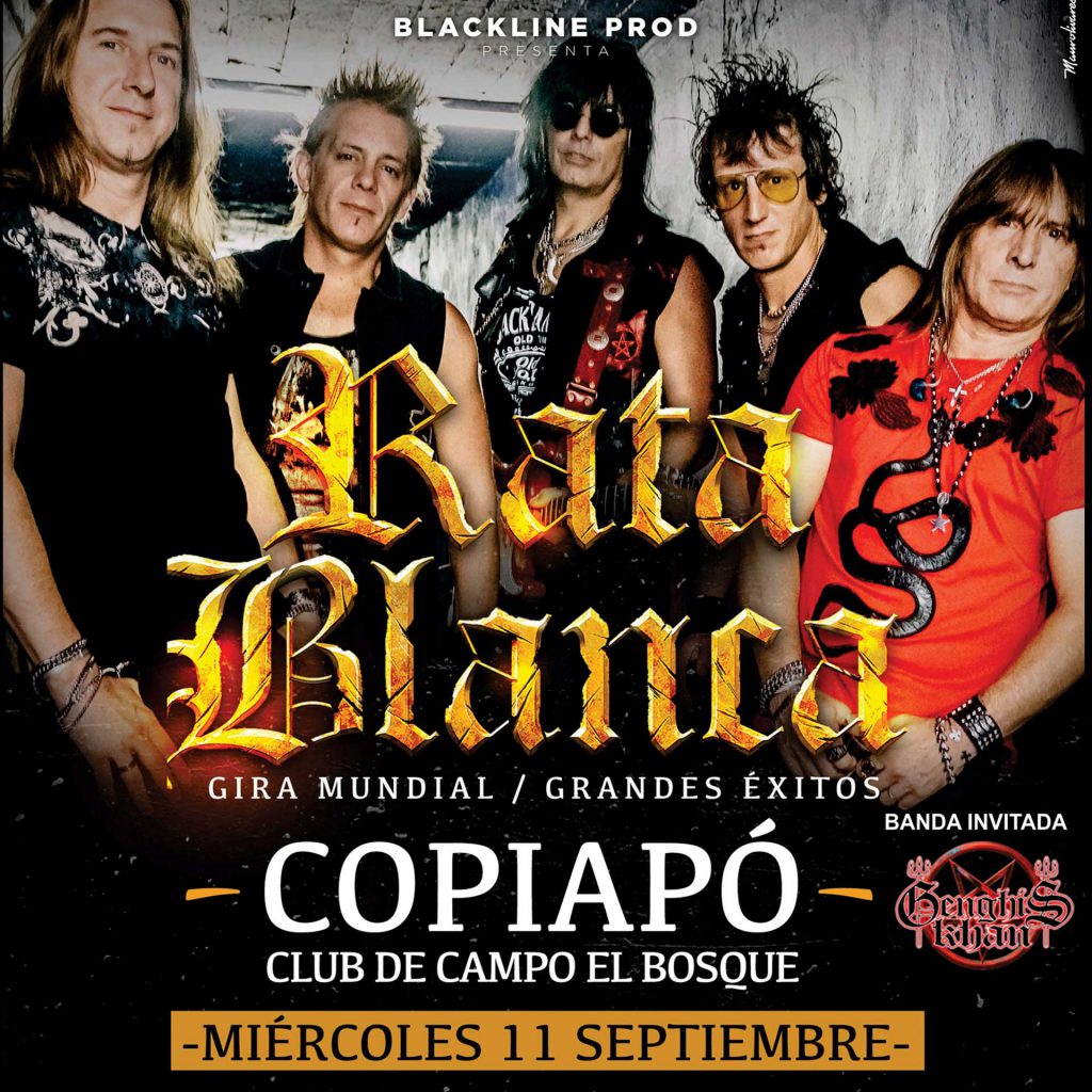 Banda Rata Blanca Llega A Copiapó Letra Brava 0799